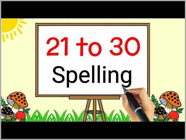 How to Spell 21 Correctly A Simple Guide
