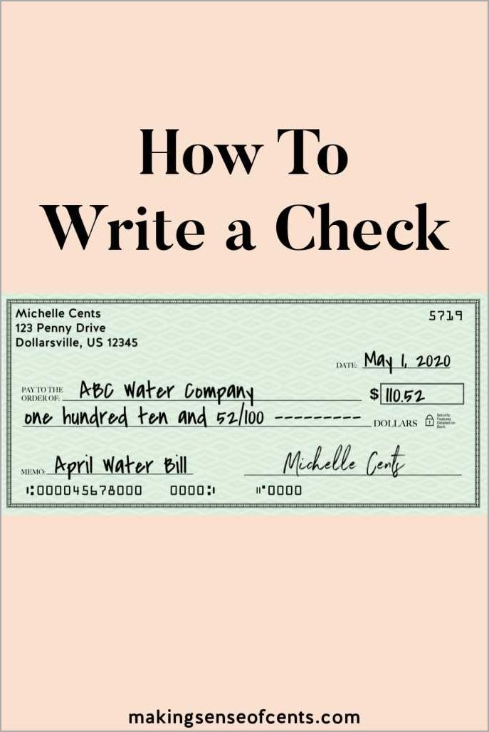 How to Write a Check for 100 Step-by-Step Guide